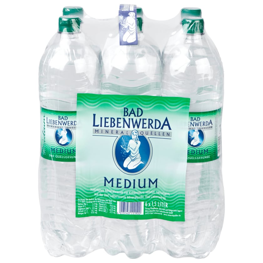 Bad Liebenwerda Mineralwasser Medium 6x1,5l